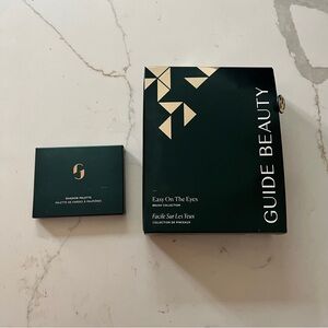 NEW - Guide Beauty Easy On The Eyes Brush Set & Eye shadow palette